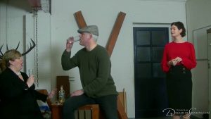 Cavendish catches the pair sharing a drink
