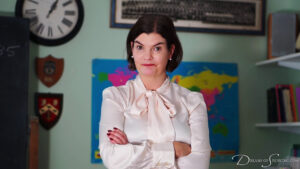 Your teacher crosses their arms and looks unimpressed